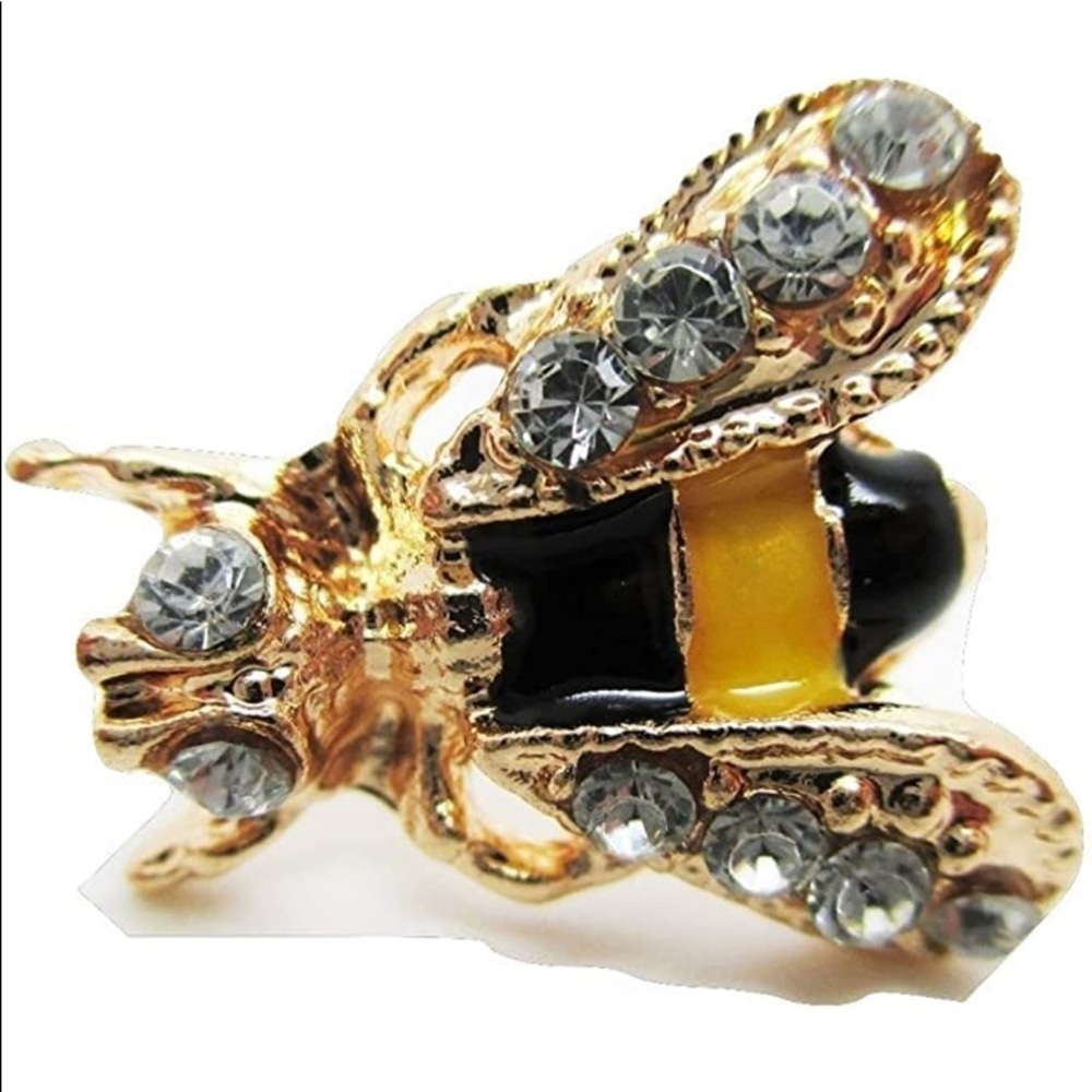 Like Bees🐝to Honey🍯Super Cute Delicate Bumblebee Stud Earrings - Picture 6 of 13